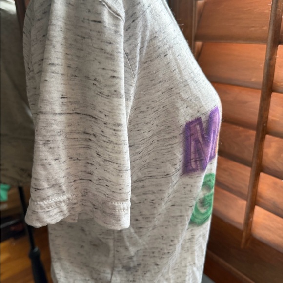 Bella Canvas Light Heather Gray Tee with Black Graphic - Picture 3 of 6